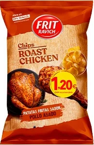 Chips Chicken Pvp 1,20euro 105g-12u