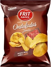 Onduladas Jamon 40g-40u