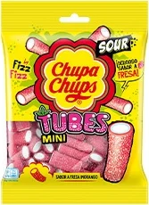 Chupa Ch Mini Tubo Fresa Pica