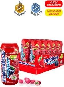 Mentos Gum Frutas Silv