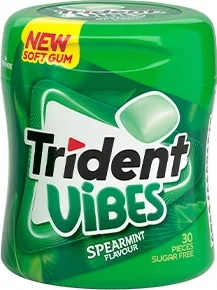 Trident Vibes Spearmint Bote