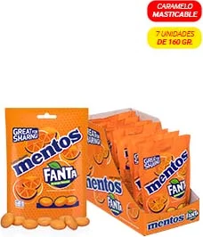 Mentos Pouch Bag Fanta Naranja