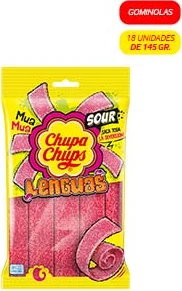 Chupa Ch Lenguas Fresa