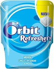 Orbit Refreshers Menta Bote