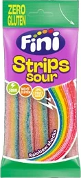 Fini Strips Sour Rainbow S/g