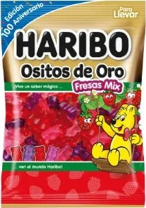 Haribo Ositos Oro Fresa Mix