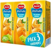 Juver Zum 100% Naranja-uva P-3