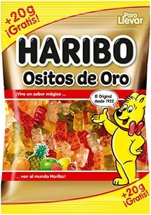 Haribo Ositos Oro 100+20g