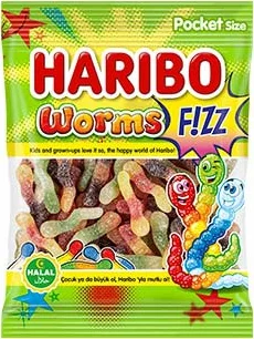 Haribo Worms Sour Halal
