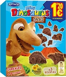 Art. Mini Dinosaurus Choc.1,2eur