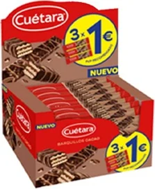 Cuetara Wafer Cacao 3x1eur