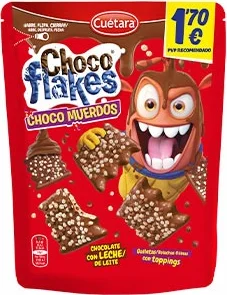 Cuetara Flakes Chocomuerd 1,7eur