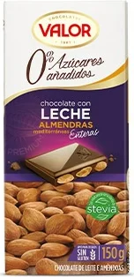 Valor Choc. Leche Alm.150g S/a Retr.