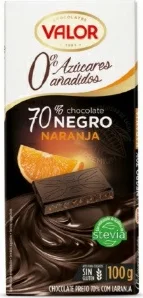 Valor Choco. 70% Naranja S/a
