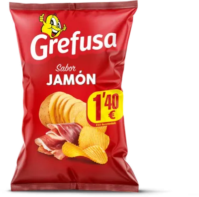 Patatas Onduladas Jamón