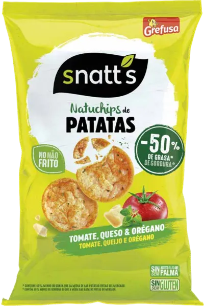 Snatt's NatuChips Tomate, Queso y Orégano