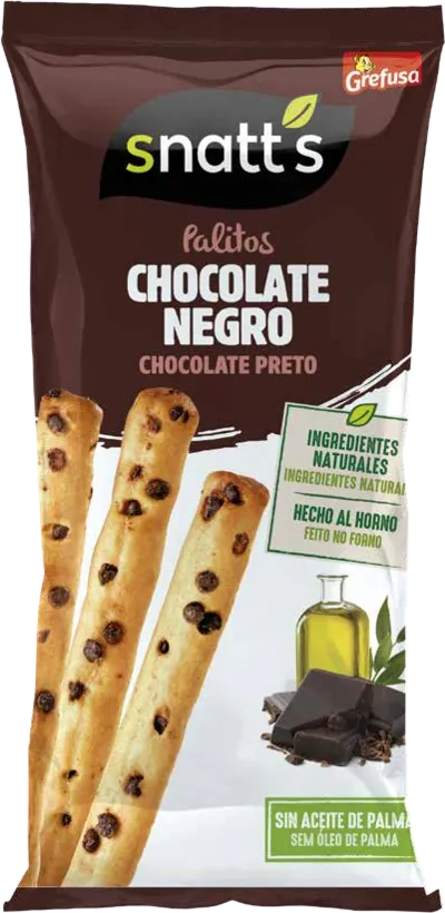 Snatt's Palitos Chocolate Negro