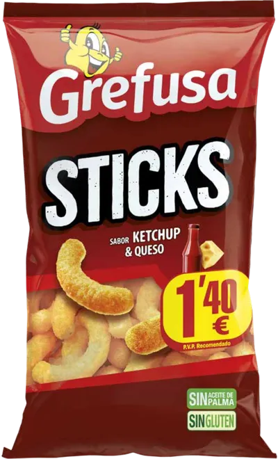Sticks Ketchup & Queso