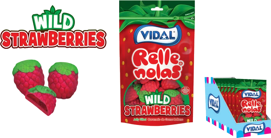 Fresas Silvestres Rellenas
