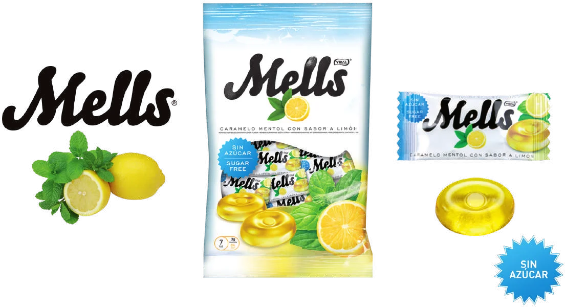 Caramelo Mentol con sabor Limón